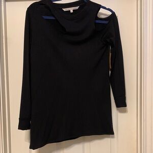 RACHEL Rachel Roy Black Long Sleeve Top